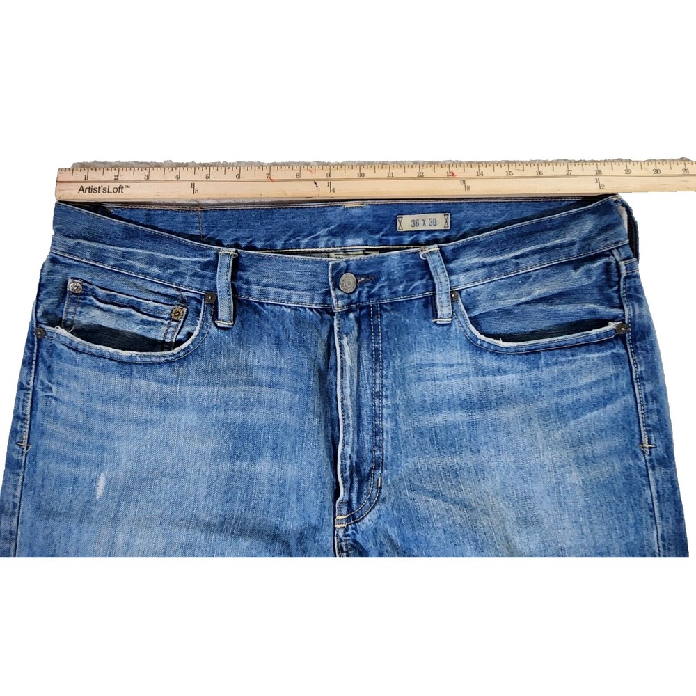 Polo Ralph Lauren 867 Jeans Men's 36x30* (37x29) Blue Denim Classic Straight - Picture 8 of 14